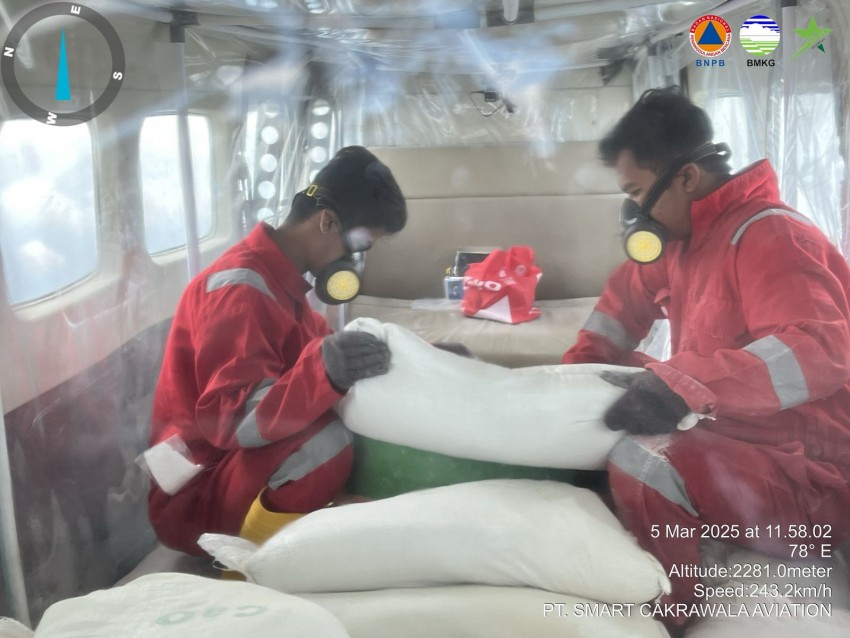 Operasi Modifikasi Cuaca Hari Kedua, Wilayah Jabodetabek Tidak Turun Hujan