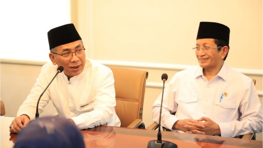 Silaturahmi Ramadan, Menag Temui Ketum PBNU Bahas Banyak Hal Strategis