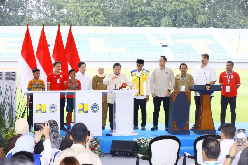 Prabowo Resmikan 17 Stadion, Berikut Daftarnya