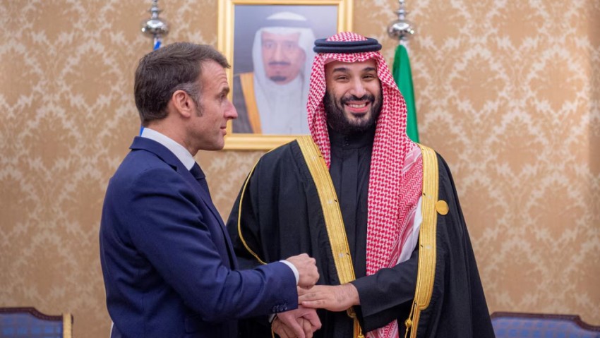 Macron dan Pangeran Mahkota Saudi Bahas Perdamaian Gaza dan Ukraina