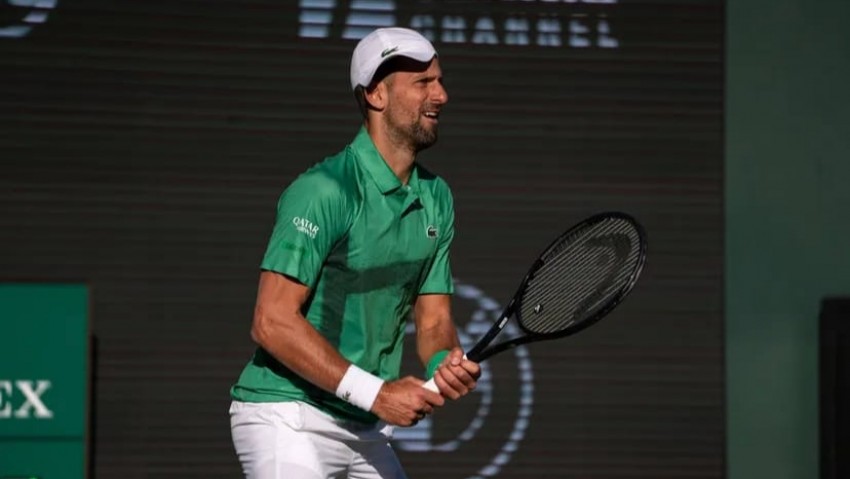 Novak Djokovic Tampil Perkasa, Kalahkan Hijikata dan Lolos ke Babak Ketiga Miami Open