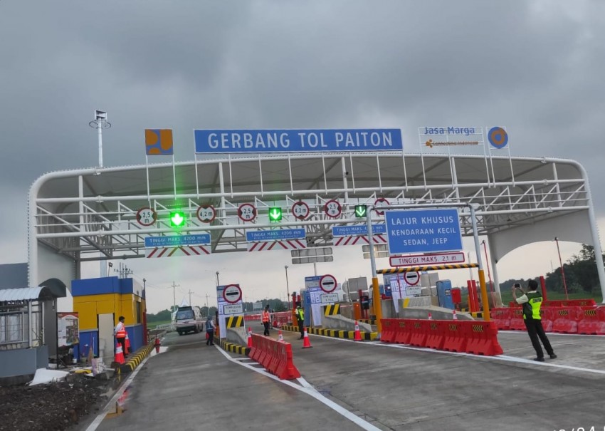 Arus Mudik Lebaran, Jalur Fungsional Tol Probolinggo-Banyuwangi Segmen Gending-Paiton Mulai Dibuka