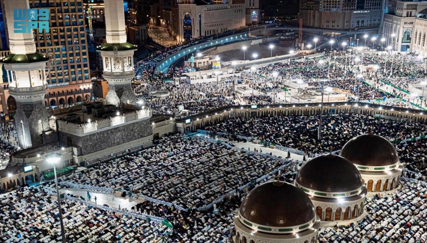 Lebih dari 3 Juta Jamaah Shalat di Masjidil Haram dan Masjid Nabawi pada Malam ke-27 Ramadhan