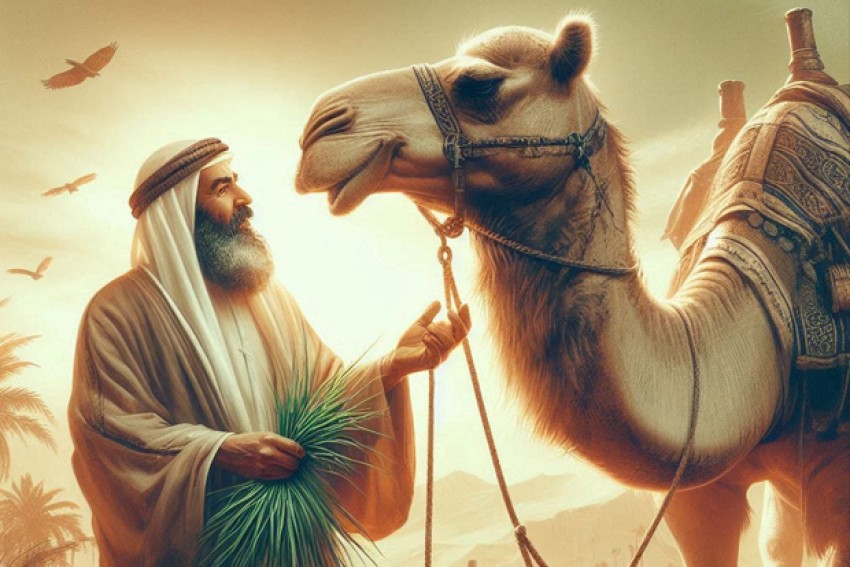 Kisah Sufi: Si Tolol dan Unta yang Sedang Makan Rumput