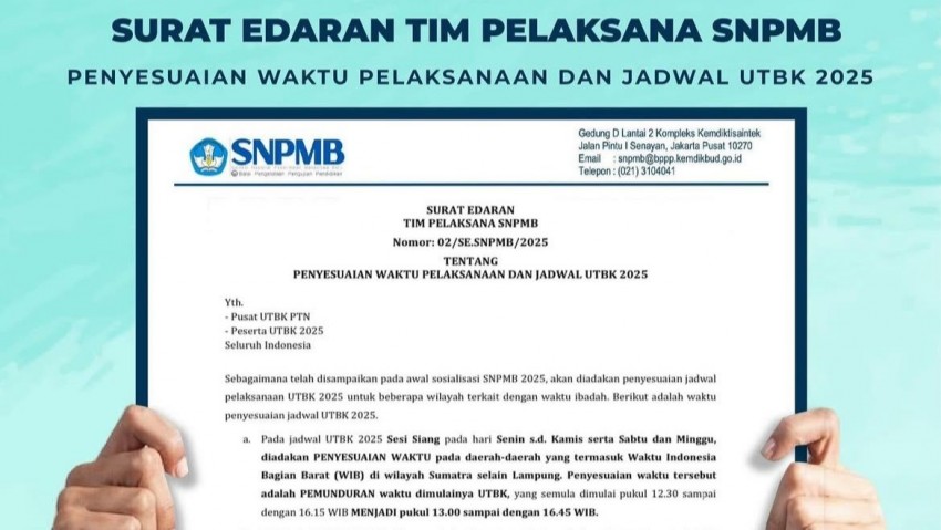 Waktu Pelaksanaan dan Jadwal UTBK 2025 Diubah, Catat Jadwal Baru Ini