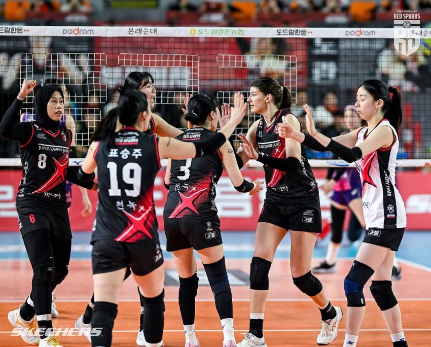 Final Boli Voli Putri Korea Red Sparks vs Pink Spiders, Netizen Indonesia: Kunfayakun Red Sparks Champion