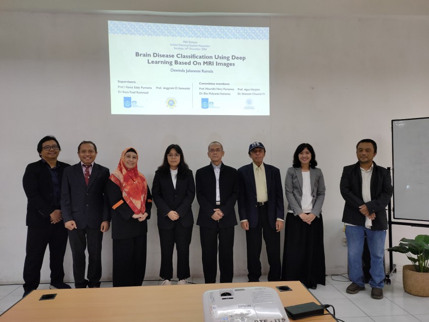 Optimalkan Diagnosis Penyakit Otak, Doktor Lulusan ITS Inovasikan AI Berbasis MRI