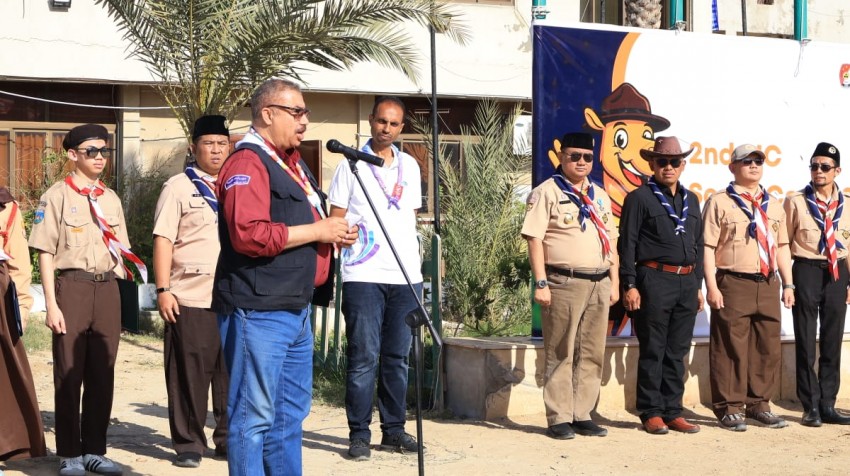 Perkemahan Pramuka 2nd Sekolah Indonesia Cairo Scout Camp 2025 Gandeng Pandu Putri Republik Arab Mesir