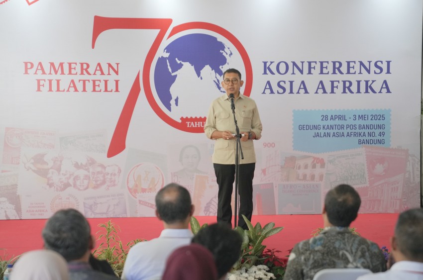 Peringatan 70 Tahun KAA: Kementerian Kebudayaan Hadirkan Pameran Filateli KAA di Bandung