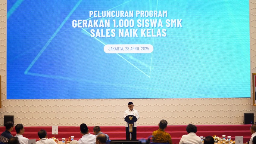 Gebrakan Baru, Kemendikdasmen Luncurkan Gerakan 1.000 Siswa SMK Sales Naik Kelas