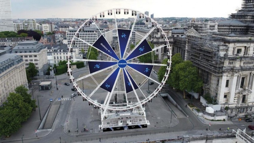 Samsung Ubah Pemandangan Brussels Jadi Panggung Galaxy S25