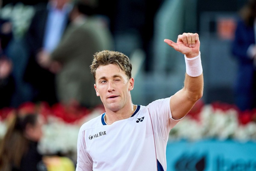 Casper Ruud Lolos Semifinal Mutua Madrid Open Setelah Tumbangkan Medvedev