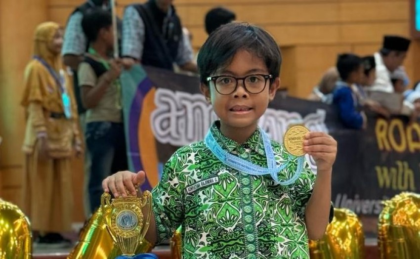 Siswa SD Islam Alazka Surabaya Raih Medali Emas Kompetisi Matematika Nasional