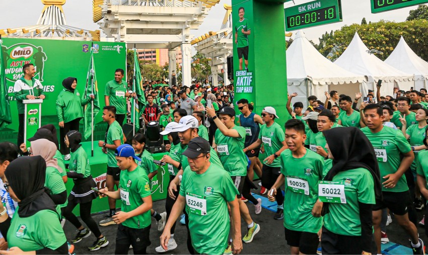 Road to MILO ACTIV Indonesia Race 2025 Surabaya Series, 6.000 Peserta Hijaukan Kota Pahlawan