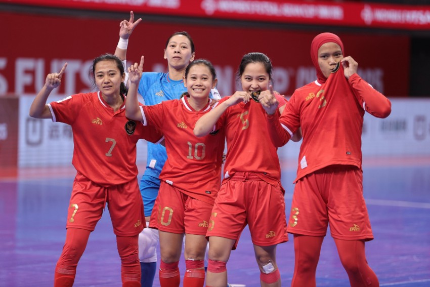 Timnas Futsal Putri Lolos ke Babak 8 Besar AFC Women's Futsal Asian Cup 2025