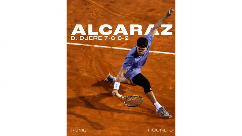 Alcaras Lolos ke Babak Keempat Roma Open Setelah Tumbangkan Djere, Lawan Berikutnya Karen Khachanov