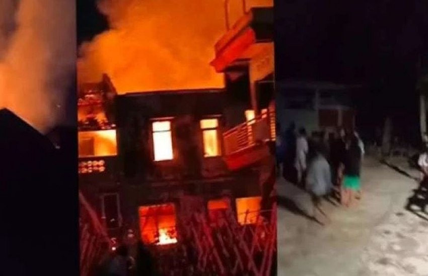 Pondok Kebakaran, Santri Ponpes Darul Quran Cimalaka Jabar Mengungsi ke Tenda BPBD