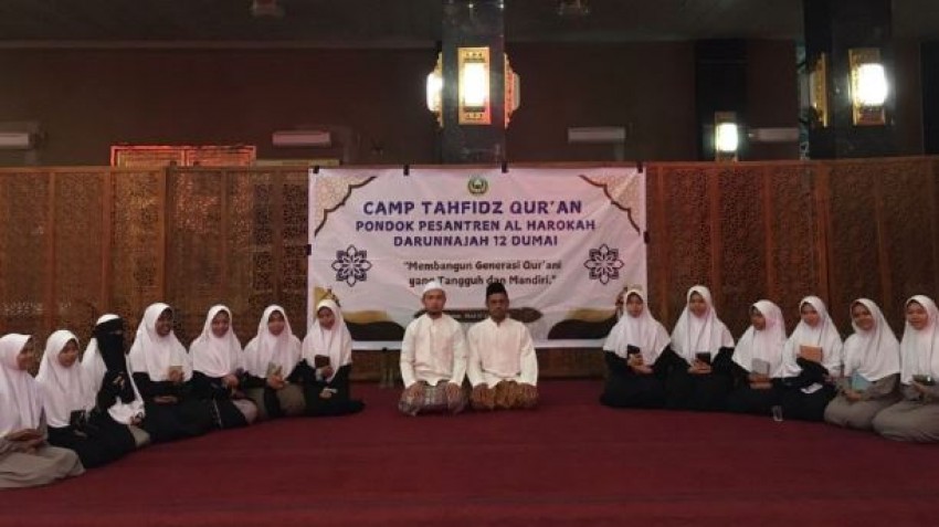 Ponpes Al-Harokah Darunnajah 12 Dumai Adakan Camp Tahfidz Al-Quran