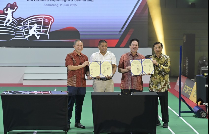 Djarum Foundation Buka Polytron Stadium di Undip, Semangat Baru Bulutangkis & Pendidikan