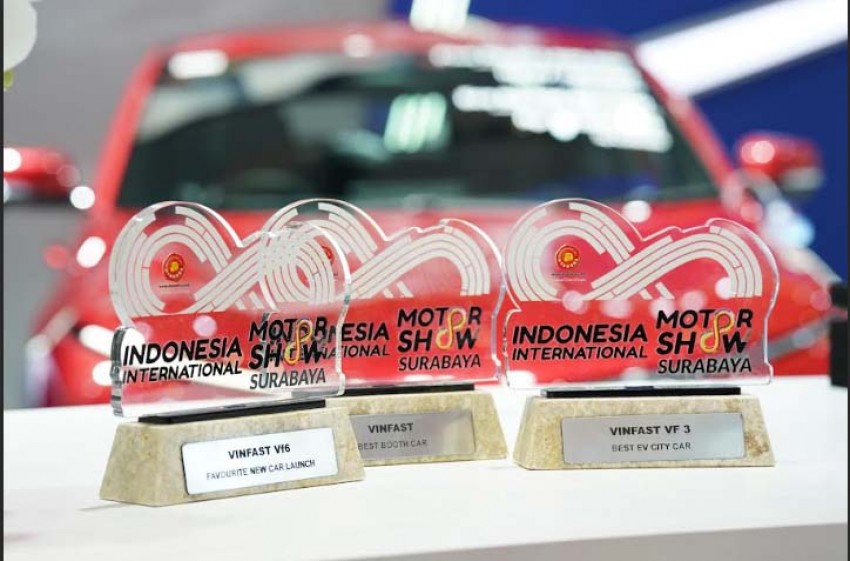 Vinfast Cetak Rekor Baru di IIMS Surabaya dengan Empat Penghargaan, VF 3 Jadi Best EV City Car