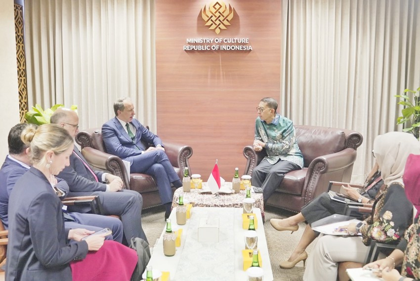 Terima Kunjungan Kehormatan Dubes Prancis, Menbud Tindak Lanjuti Kerja Sama Bidang Kebudayaan