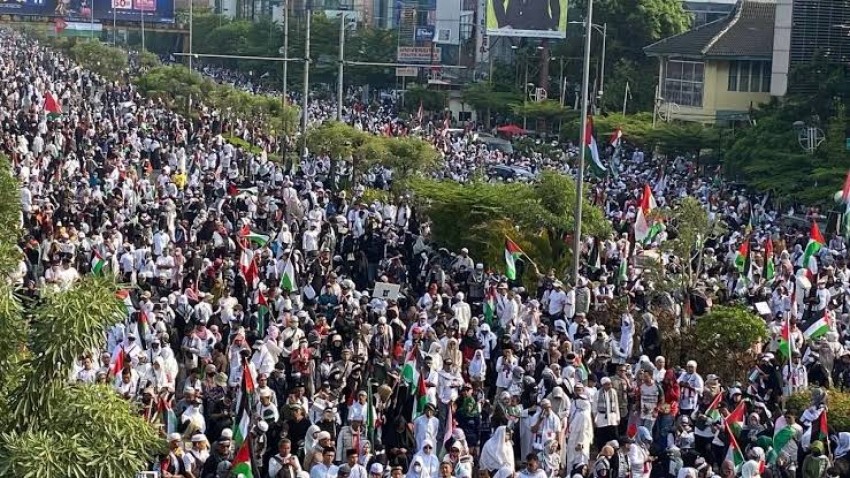 Aksi Bela Palestina di Bekasi Jadi Bagian Gerakan Internasional