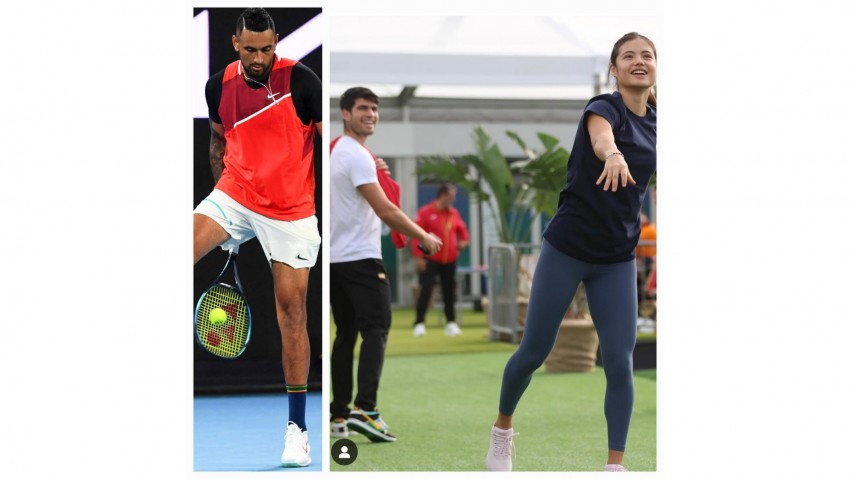 Nick Kyrgios Panasakan Situasi Terkait Emma Raducanu dan Carlos Alcaraz: Kurasa Ada Sesuatu di Antara Mereka hahaha
