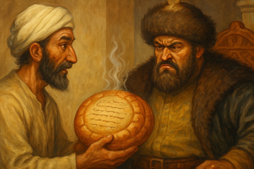 Kisah Humor Sufi Nasrudin Hoja: Laporan di Atas Roti