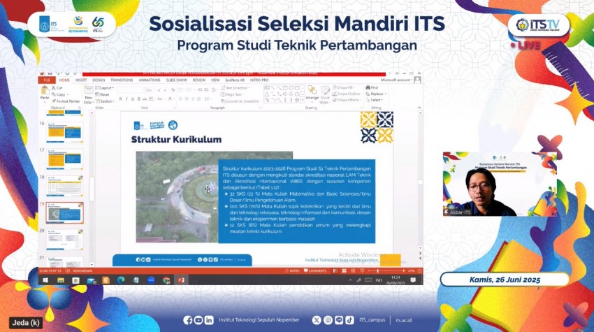 ITS Buka Kesempatan Masuk Prodi Teknik Pertambangan lewat Jalur Mandiri