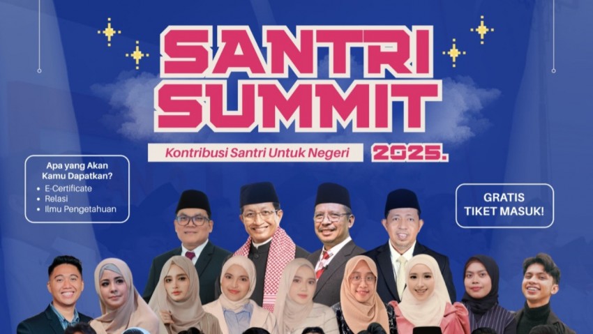 Puluhan Influencer Berbagi Inspirasi pada Santri Summit 2025