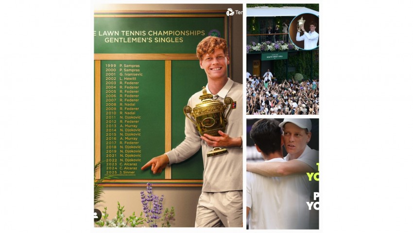 Jannik Sinner Juara Wimbledon Setelah Tumbangkan Alcaraz Dalam Pertarungan Hebat dan Penuh Gengsi