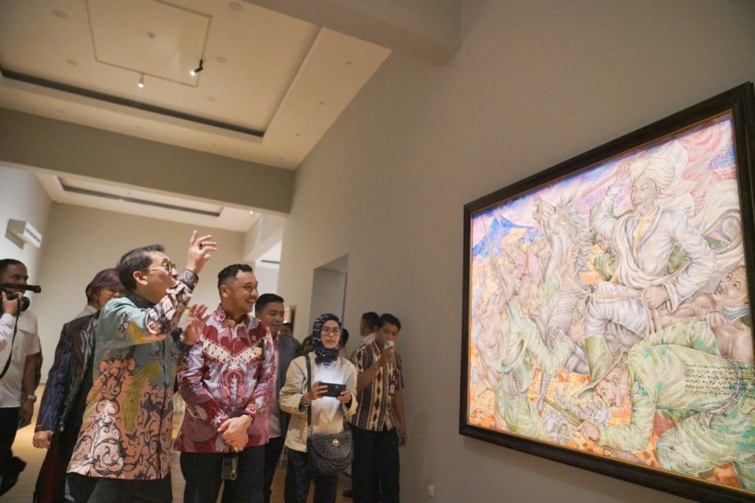 Fadli Zon Resmikan Pameran NYALA di Galeri Nasional, Angkat Warisan Perjuangan Diponegoro