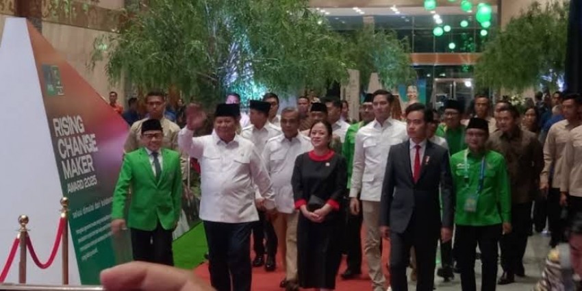 Prabowo Hadiri Puncak Harlah PKB 2025, Disambut Meriah di JCC