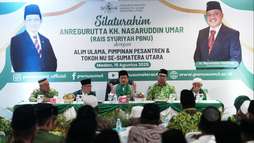 Nasaruddin Umar Ingatkan NU Sumut, Spiritualitas dan Pendidikan Kunci Kejayaan Islam