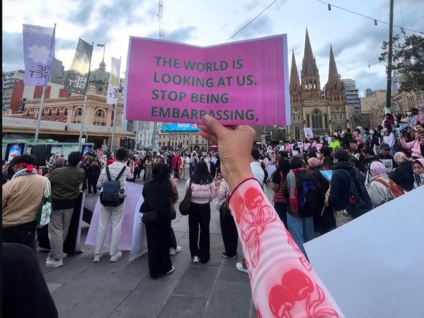 Aksi Demo Pelajar & Diaspora di Berlin, Melbourne Hingga New York Kobarkan Semangat Nasionalisme