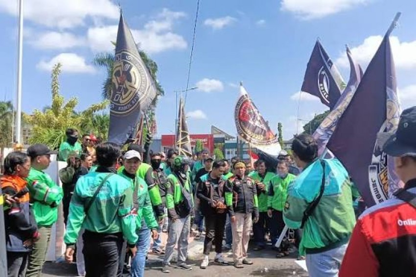 Hari Perhubungan Nasional, Driver Ojol Gelar Demo Besar di Jakarta
