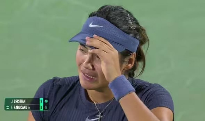 Petenis Cantik Emma Raducanu Menangis saat Menang di Korea Open di Babak Pertama