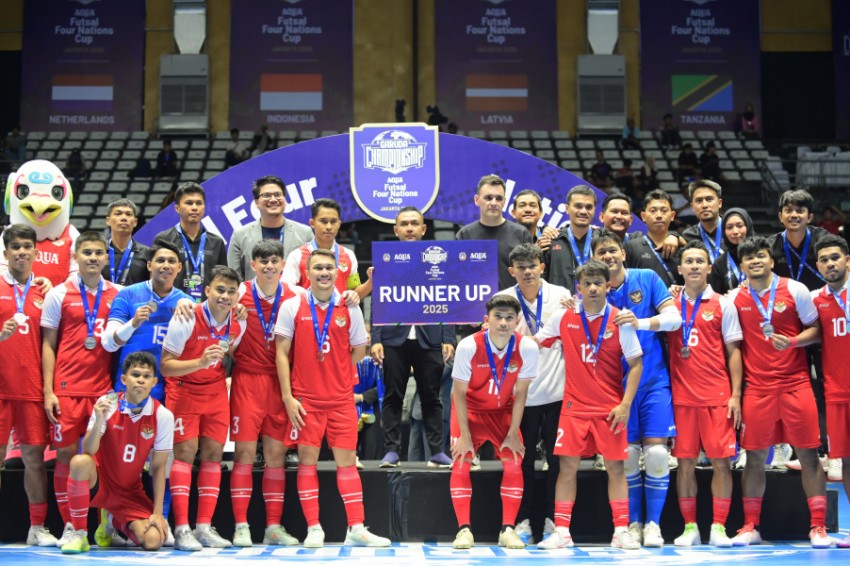 Indonesia Gagal Juara, Latvia Angkat Trofi Aqua Futsal Four Nations