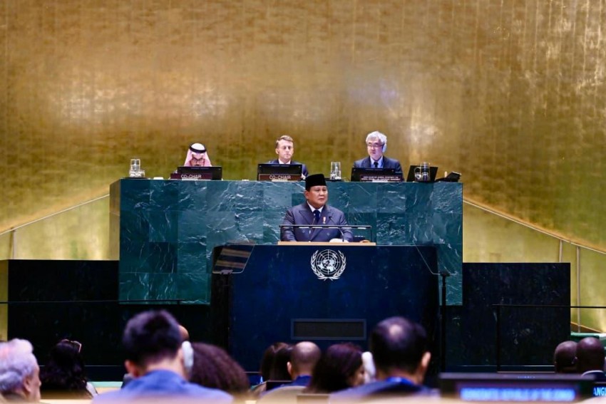 Presiden Prabowo Pamer Produksi Beras dan Cadangan Pangan Nasional dalam Pidato Sidang Umum PBB