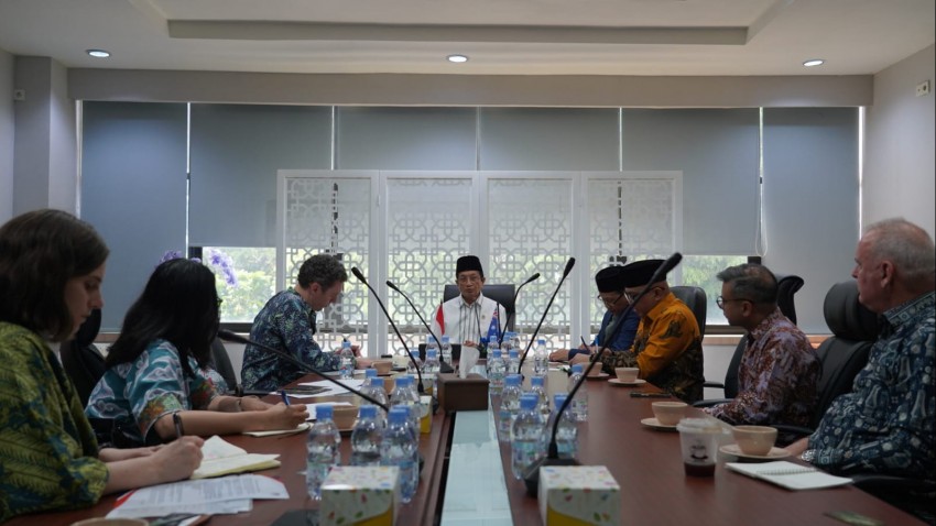 Menag Nasaruddin Umar Bahas Kerja Sama Pendidikan dan Moderasi Beragama dengan Australia