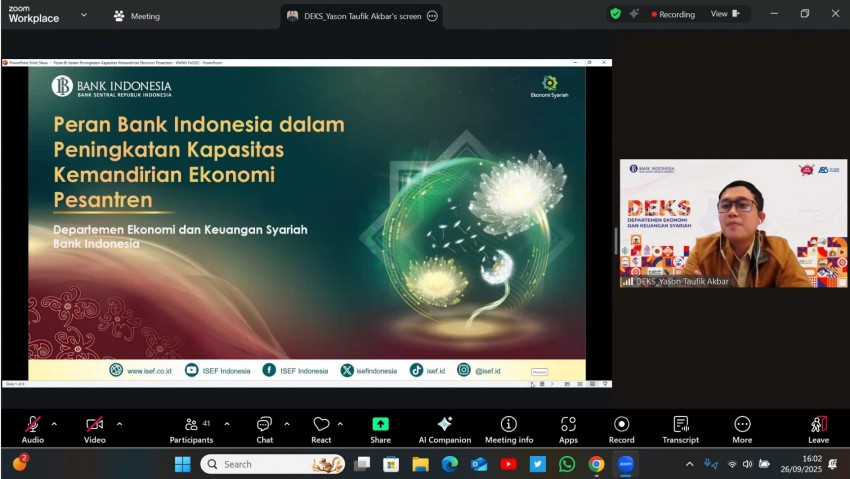 Santri Tak Hanya Ngaji, BI Siapkan Strategi Pesantren Mandiri