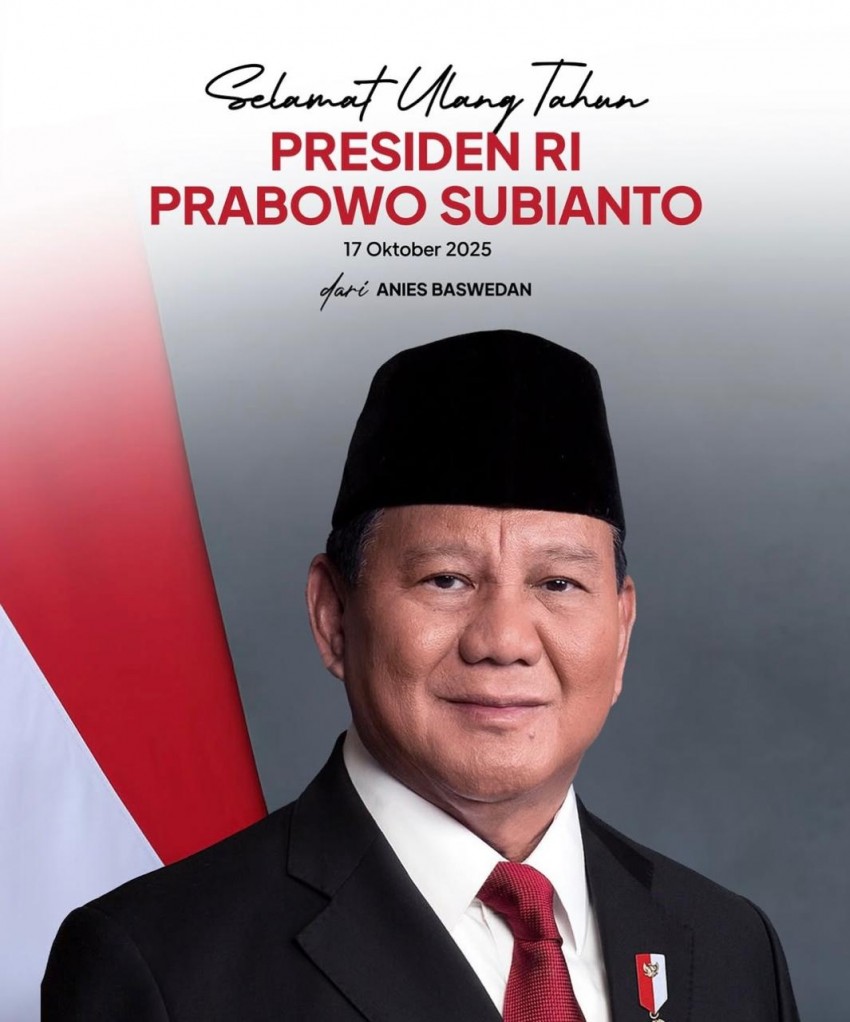 Anies Baswedan Unggah Ucapan Selamat Ulang Tahun untuk Prabowo, Netizen: Gibran Aja Belum Ngucapin