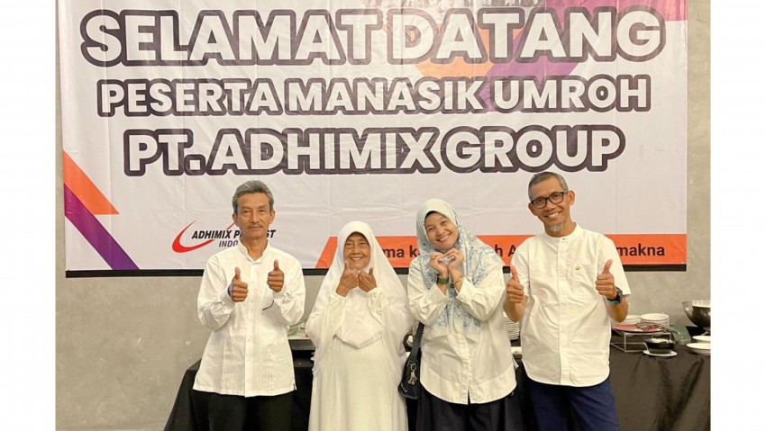 Adhimix Group Umrahkan 84 Karyawan dan Keluarga ke Tanah Suci, Komitmen Sejak 2009 Terus Berlanjut