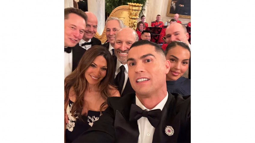 Ronaldo Makan Malam Bareng Trump dan MBS, Barron Langsung Jadi Fans Berat