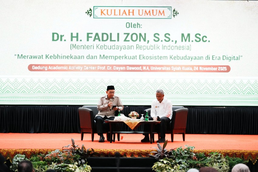 Menbud Fadli Zon Tegaskan Peran Mahasiswa sebagai Penjaga Kearifan Lokal di Era Digital