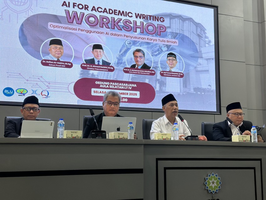 S2 Hukum Ekonomi Syariah UIN Bandung Gelar Workshop AI untuk Tingkatkan Kualitas Penulisan Ilmiah