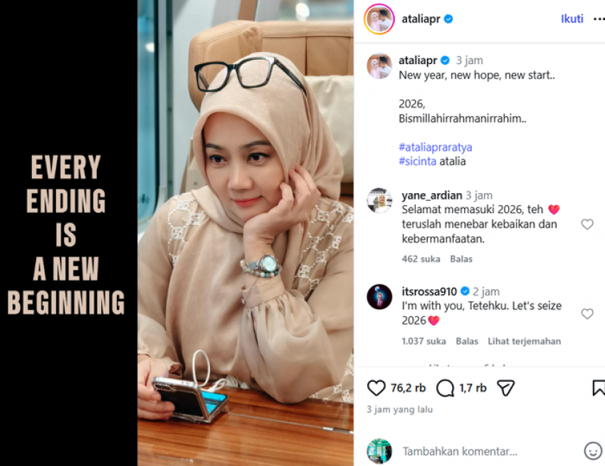 Atalia Praratya Singgung Awal Baru di Tengah Proses Cerai