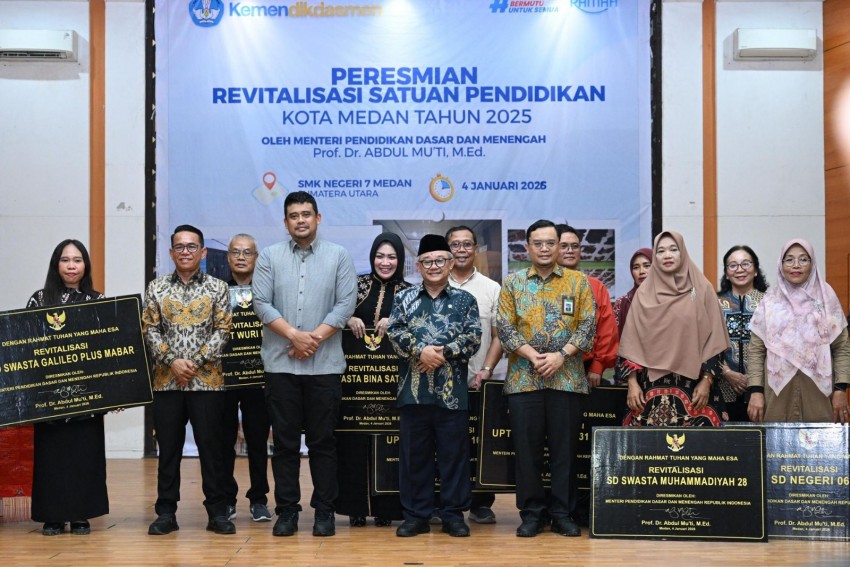 Program Revitalisasi Sekolah di Sumut Diresmikan, Pemerintah Siapkan Anggaran Rp852,49 M