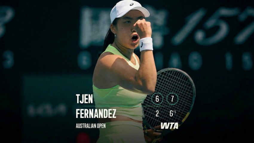 Janice Tjen Ukir Sejarah di Australia Open: Tumbangkan Leyla Fernandez, Finalis Grand Slam