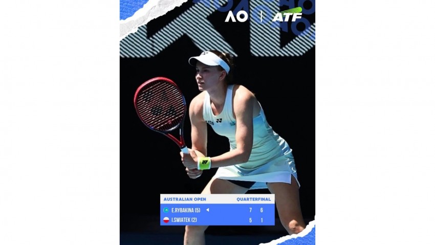 Si Cantik Elena Rybakina Kubur Ambisi Swiatek Dengan Service Ganas, Lolos ke Semifinal Australia Open